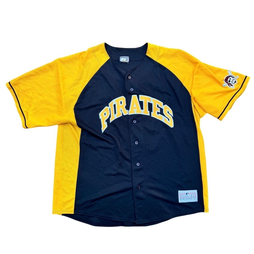 Andrew McCutchen Pittsburgh Pirates MLB Jersey Black Yellow Size 2XL XXL 22